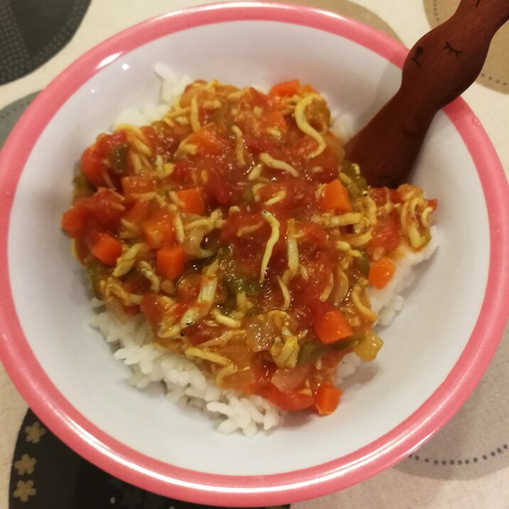 離乳食完了期 しらすと野菜のトマトカレー レシピ 作り方 By やまもり 楽天レシピ 離乳食完了期 しらすと野菜のトマトカレー レシピ 作り方 By やまもり 楽天レシピ